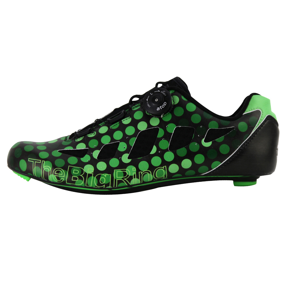 BR3010-16-1 Bicycle Shoe Carbon Customized Big Ring Green Machine