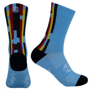 Sock Big Ring Belgium Blue