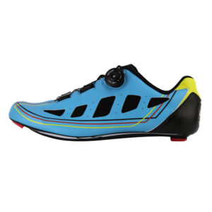 Bicycle Shoe Carbon Customized Big Ring Belgium Blue