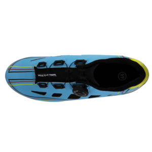 Bicycle Shoe Carbon Customized Big Ring Belgium Blue