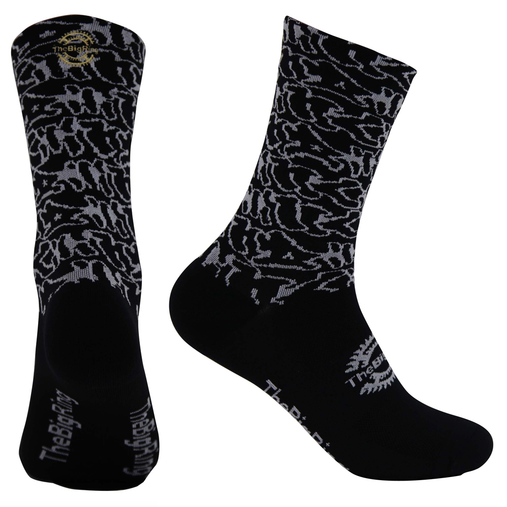 Sock Big Ring Graffiti Mantra Black/White 1 Sock Big Ring Graffiti Mantra Black/White