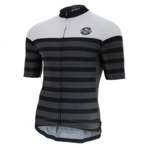 Jersey S/S Bands Black/Grey