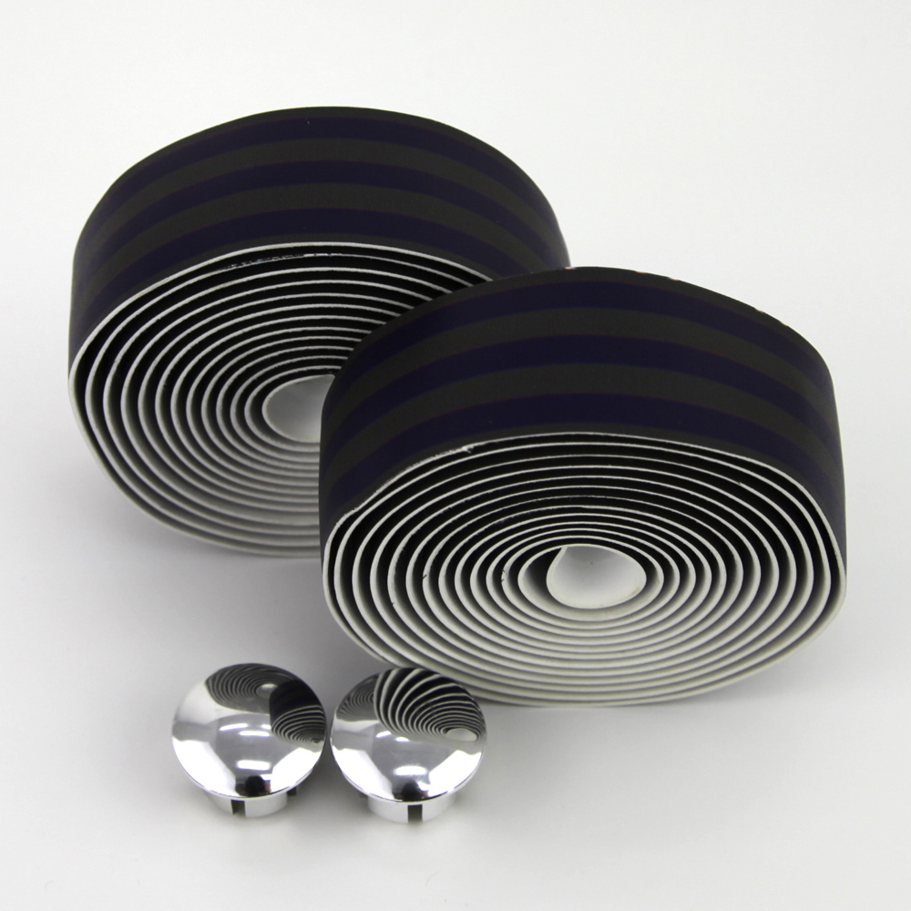 Handle bar Tape Big Ring Bands Black/Navy 1 Handle bar Tape Big Ring Bands Black/Navy