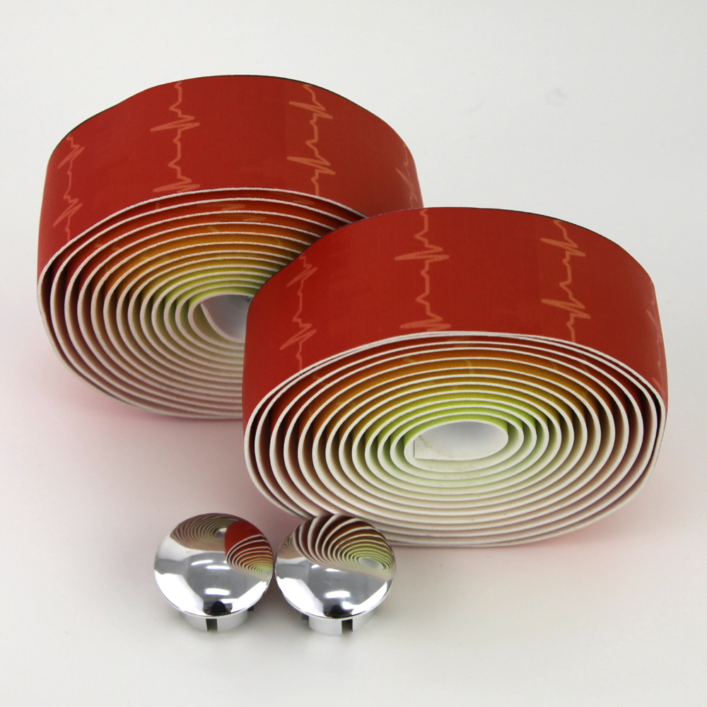 Handle bar Tape Big Ring Heartbeat Orange Fade 1 Handle bar Tape Big Ring Heartbeat Orange Fade
