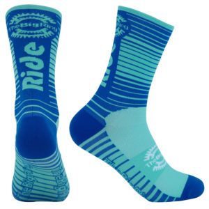 Sock Big Ring Ride Amplify Aqua /Blue