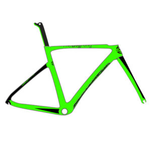 Bicycle Frame Customised Big Ring Green Machine