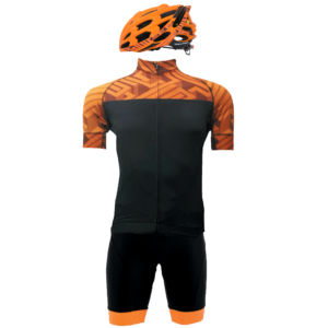 Road Helmet + Jersey + BIB Shorts from Orange Maze