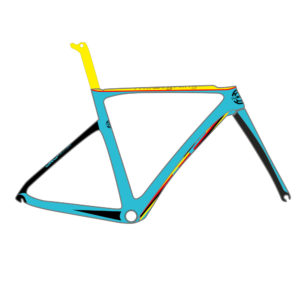 Bicycle Frame Customised Big Ring Belgium Blue