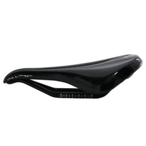Bicycle Saddle Full Carbon Customized Big Ring Zig Zag Black