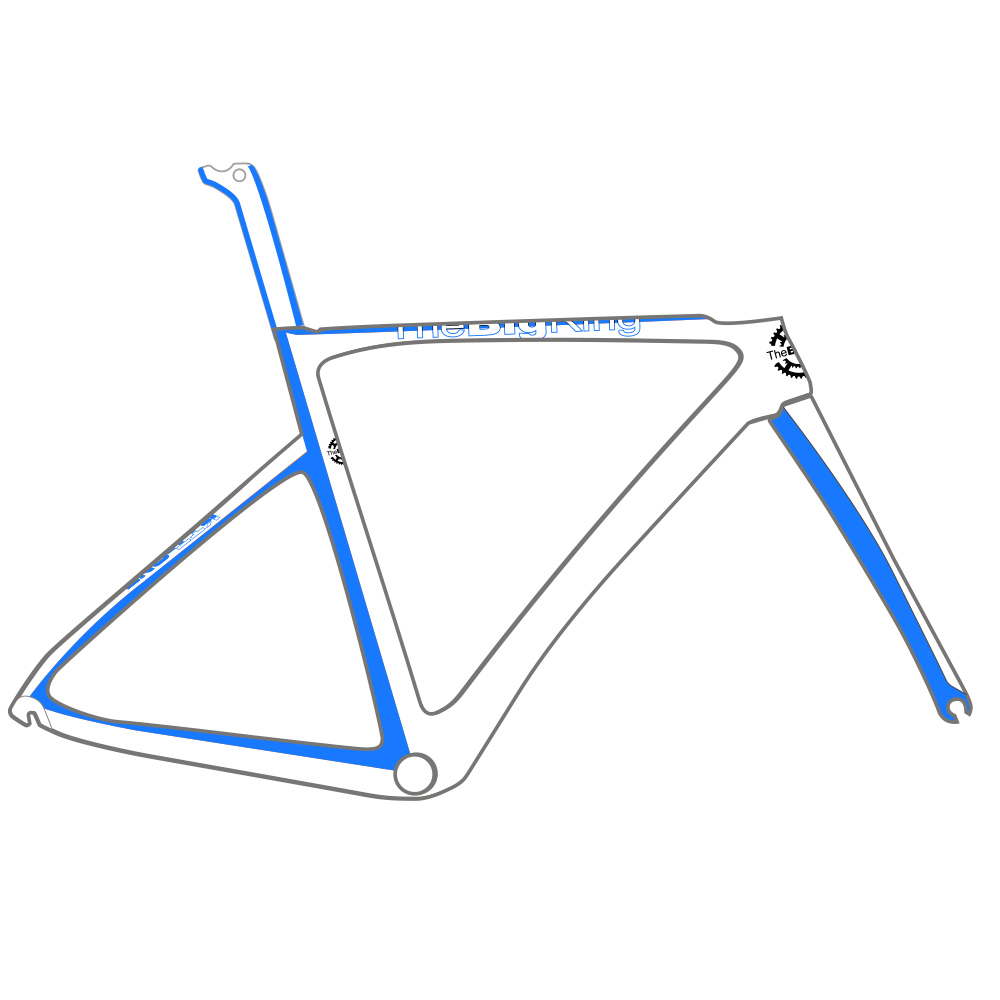 Bicycle Frame Customised Big Ring Colorful Triangle 1 Bicycle Frame Customised Big Ring Colorful Triangle