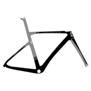 Bicycle Frame Customised Big Ring Bands Black/Grey