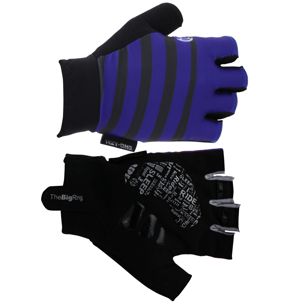 BR3080-07 Glove Big Ring Bands Black/Navy