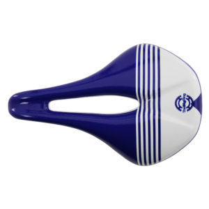 Bicycle Saddle Full Carbon Customized Big Ring Bands Black/Navy