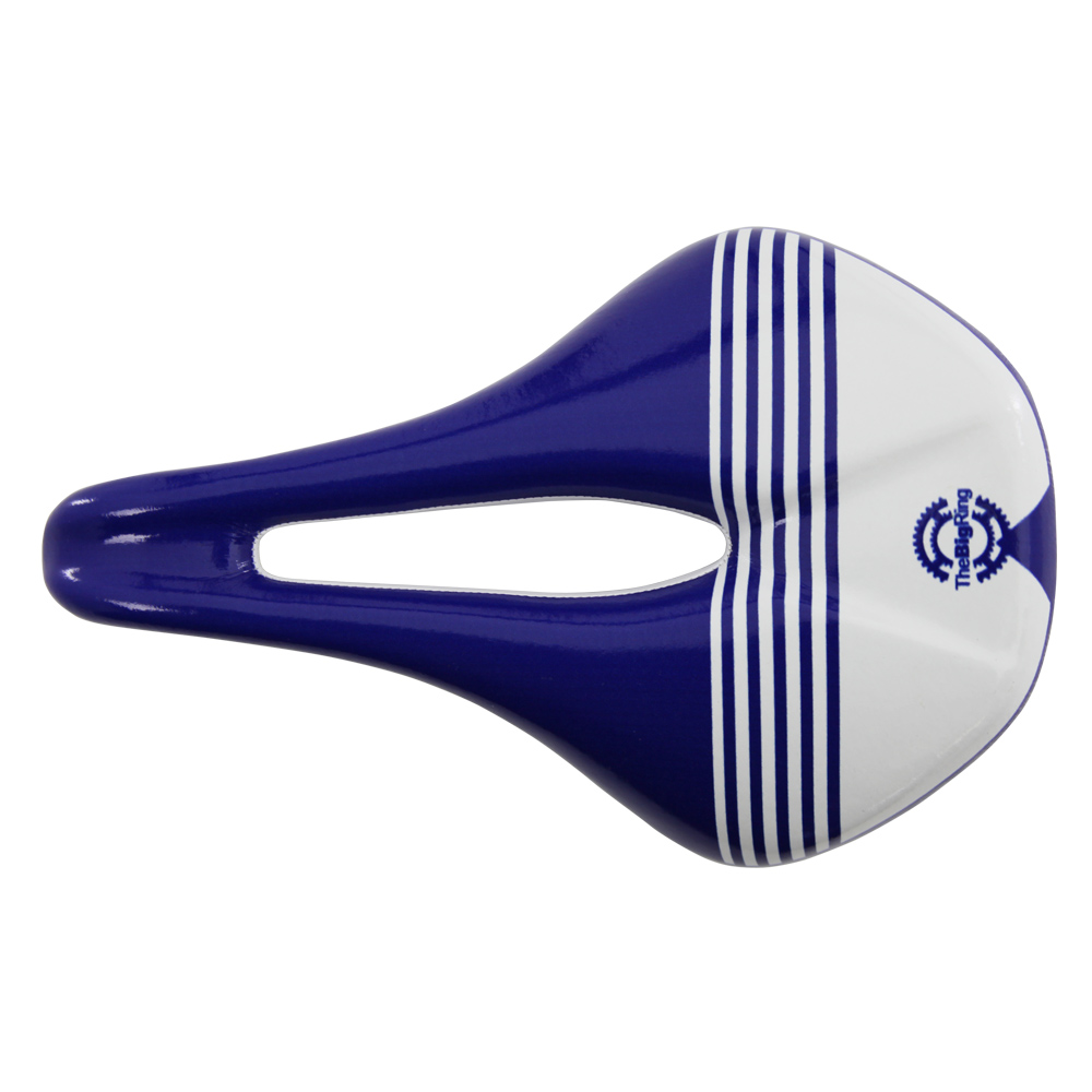 BR3080-15 Bicycle Saddle Full Carbon Customized Big Ring Bands Black/Navy