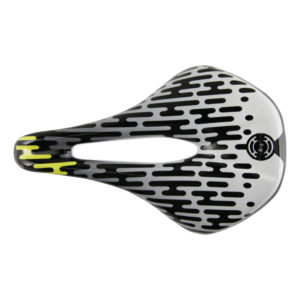 Bicycle Saddle Full Carbon Customized Big Ring Draft Yellow