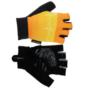 Glove Big Ring Heartbeat Orange Fade