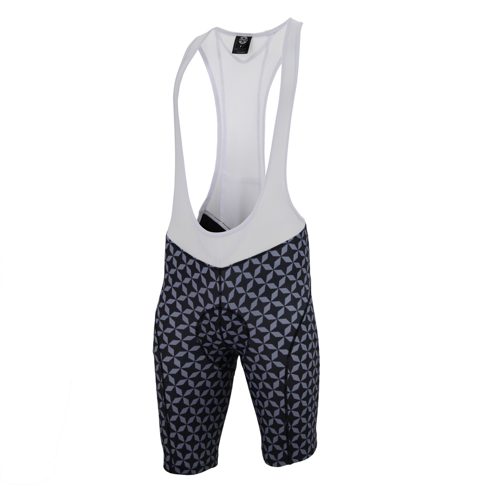 BR3180-02 Bibshort Big Ring Star Athlete Grey/Black