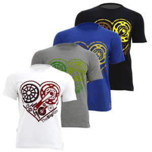 THE BIG RING S/S CASUAL T-SHIRT HEART CHAIN