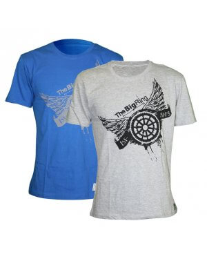 BRT1009C THE BIG RING S/S CASUAL T-SHIRT WINGS