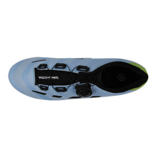 Bicycle Shoe Carbon Customized Big Ring Arrow Blue/Green