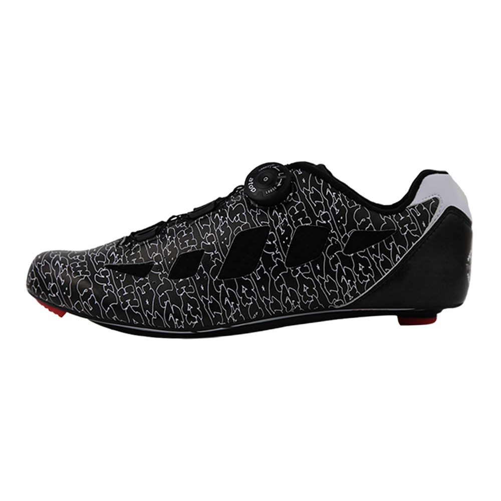 BR3040-16 Bicycle Shoe Carbon Customized Big Ring Graffiti Mantra