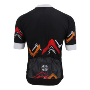 Jersey S/S Zig Zag Black