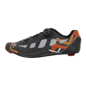 Bicycle Shoe Carbon Customized Big Ring Zig Zag Black