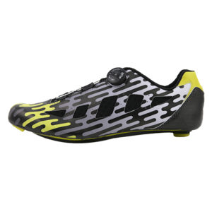 Bicycle Shoe Carbon Customized Big Ring Chaindrive Draft Yellow