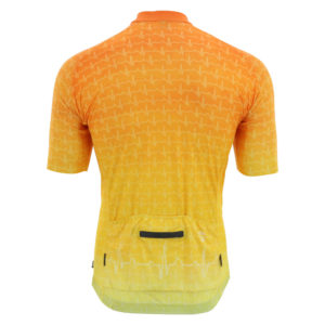 Jersey S/S Big Ring Heartbeat Orange Fade