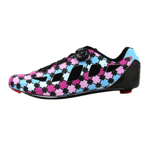 Bicycle Shoe Carbon Customized Big Ring Classic Pink