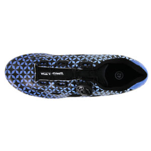Bicycle Shoe Carbon Customized Big Ring Star Athlete Blue/Black
