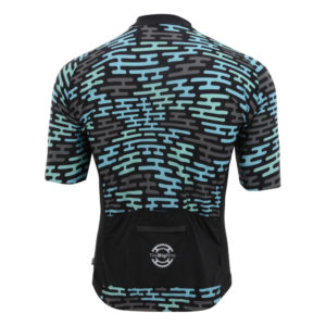 Jersey S/S Big Ring Tarmac Flow Greys/Black/Aqua