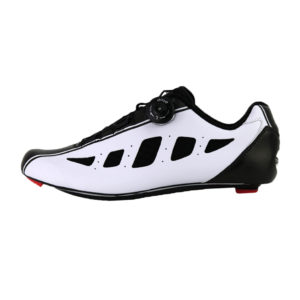 Bicycle Shoe Carbon Customized Big Ring Ride White/Black