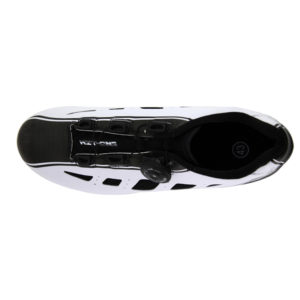 Bicycle Shoe Carbon Customized Big Ring Ride White/Black