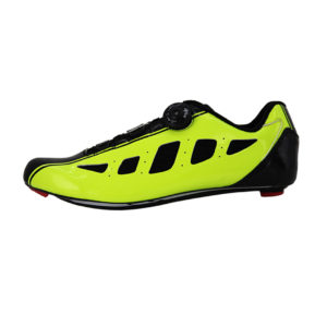 Bicycle Shoe Carbon Customized Big Ring Ride Fluro Yellow/Black