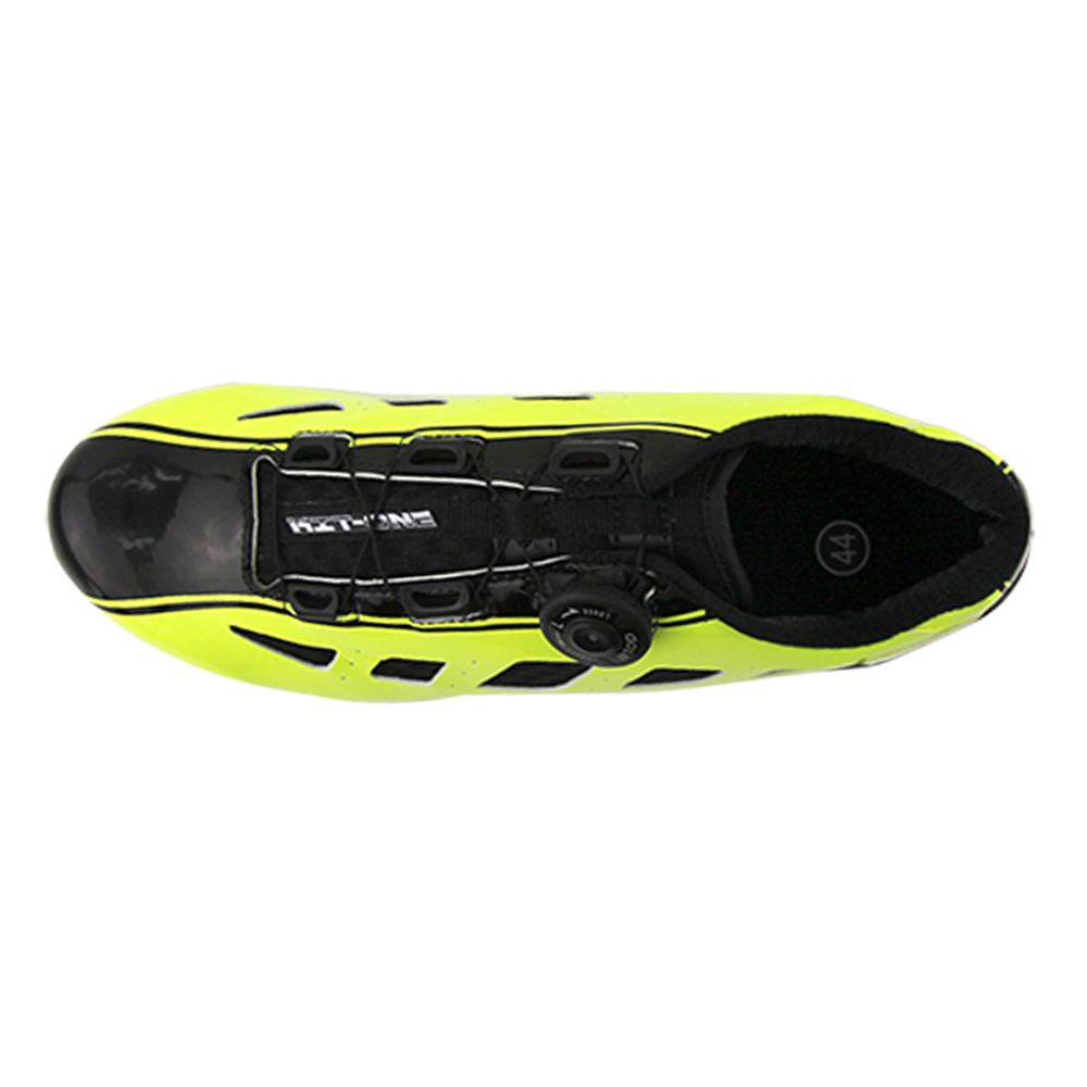 BR3221-16-5 Bicycle Shoe Carbon Customized Big Ring Ride Fluro Yellow/Black
