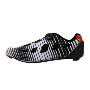 Bicycle Shoe Carbon Customized Big Ring Ride Amplify Black/White